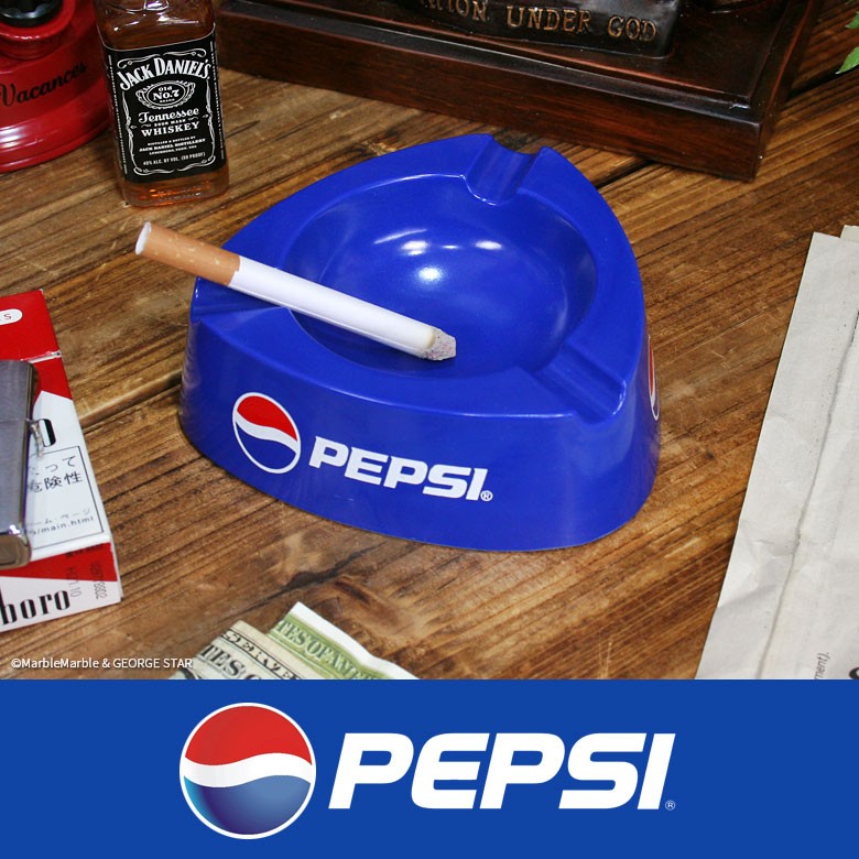 B1 ノベルティ灰皿 PEPSI ペプシ プラスチック製アッシュトレイ