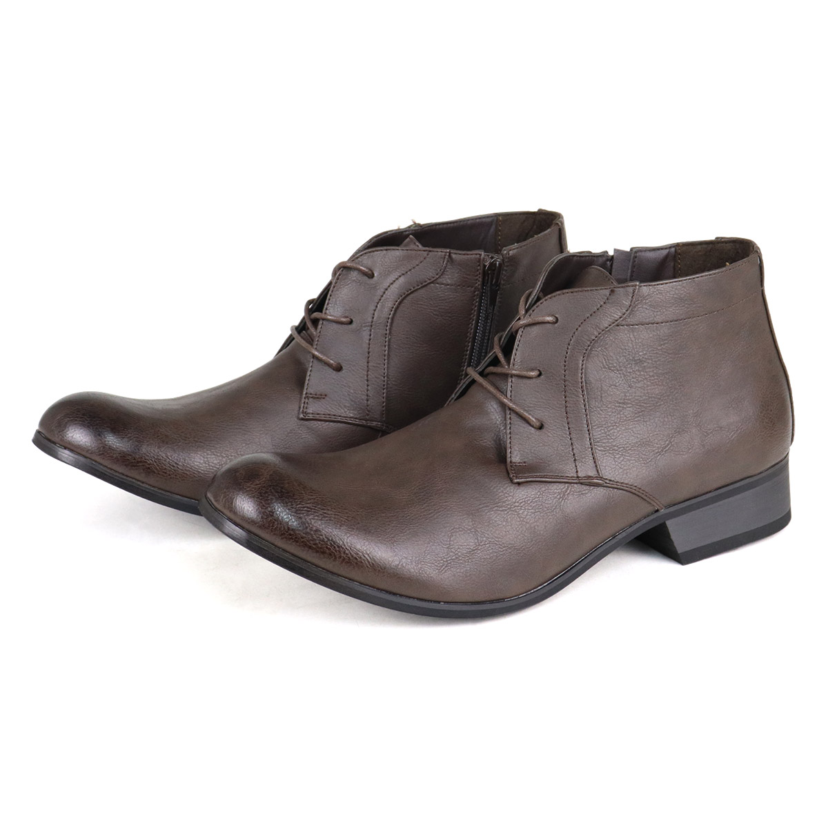 Dedes（デデス） チャッカブーツ メンズ デザート サイドジップ 革靴