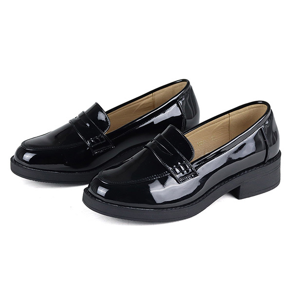 AAA+（サンエープラス） ローファー レディース コイン ローヒール 3.5