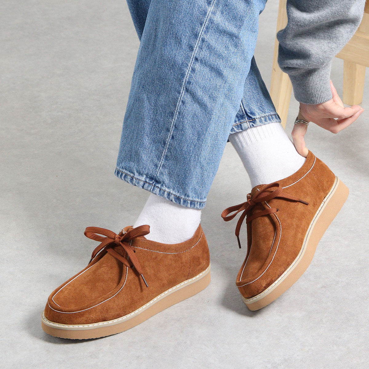 レディースモカシン（シューズ素材：スエード）｜シューズ