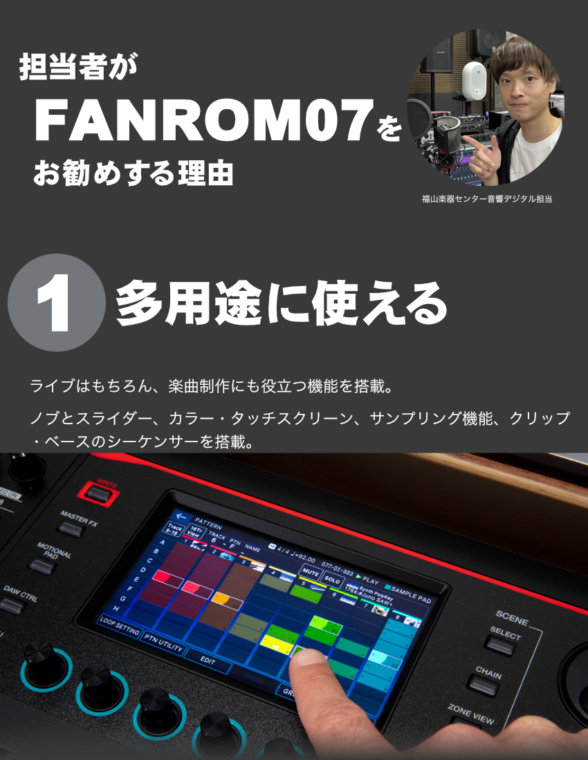 ローランド（Roland） Roland FANTOM-07 汎用ケースセット 76鍵