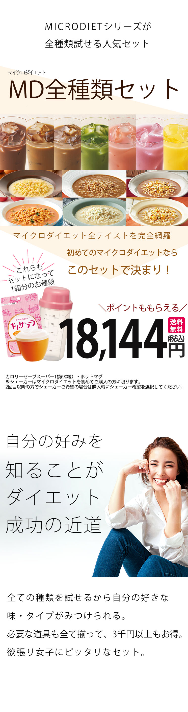 サニーヘルス マイクロダイエット 全種類セット【送料無料