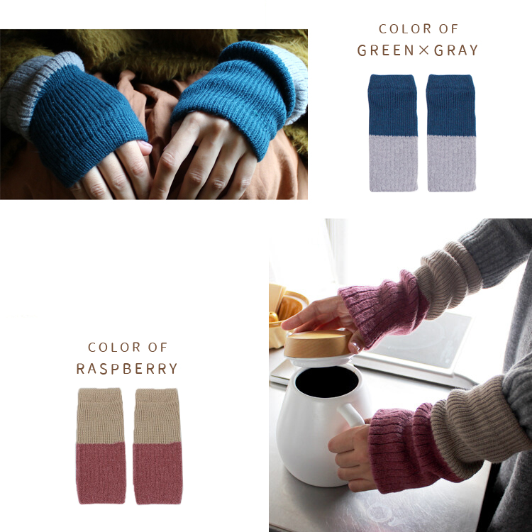 日本製 こだわり 2WAY アームウォーマー シルク アンゴラ ウール