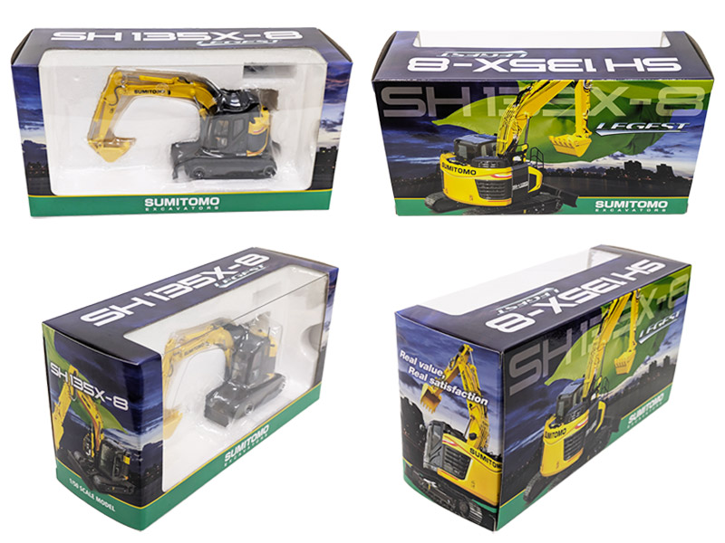 住友建機 SH-135X-8 1/50 住友建機 ミニチュア 油圧ショベル ＜SH135X