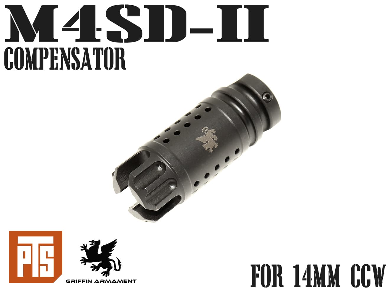 PTS-GA0002 【正規品】PTS Griffin Armament M4SD K Mockサプレッサー