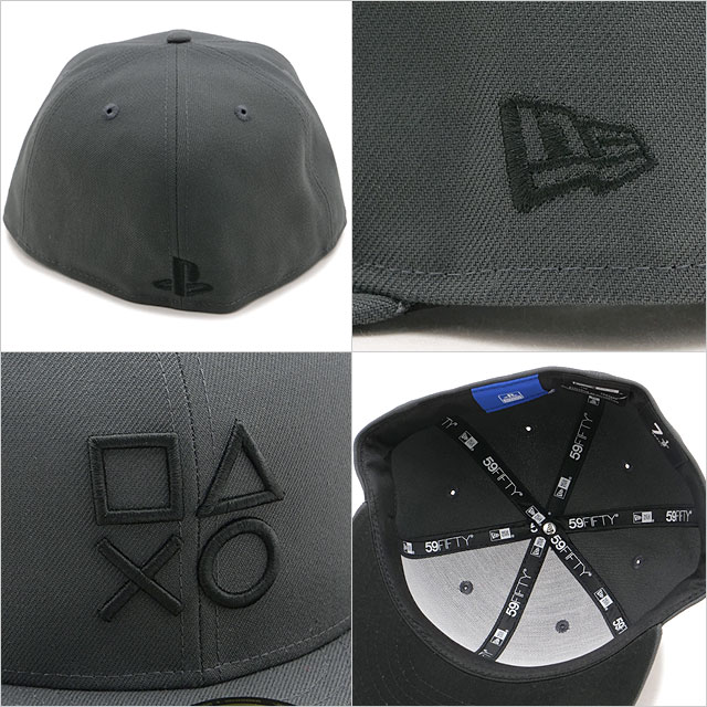 NEWERA X PlayStation ダークグレー キャップ 7 3/4 NEW ERA