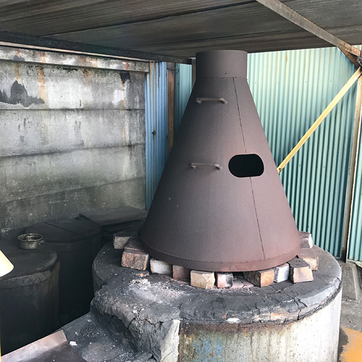 野宿の匠 火打金 カスガイ型 白木無垢 吉井本家請合 火打鎌 火打ち金