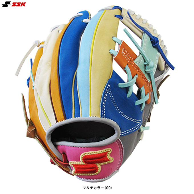エスエスケイ（SSK） 限定 軟式用グラブ カラフルシリーズ 内野手用