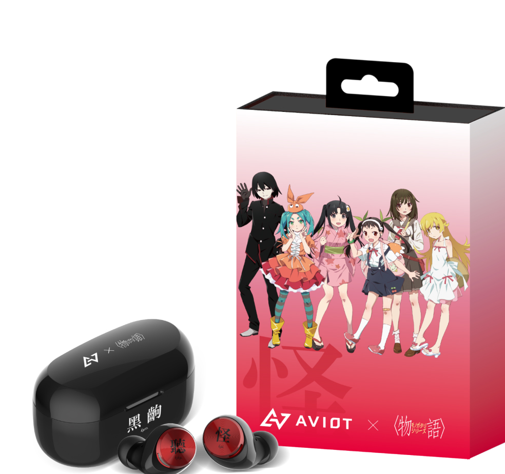 AVIOT AVIOT TE-D01v-MG 物語シリーズ コラボ ワイヤレスイヤホン