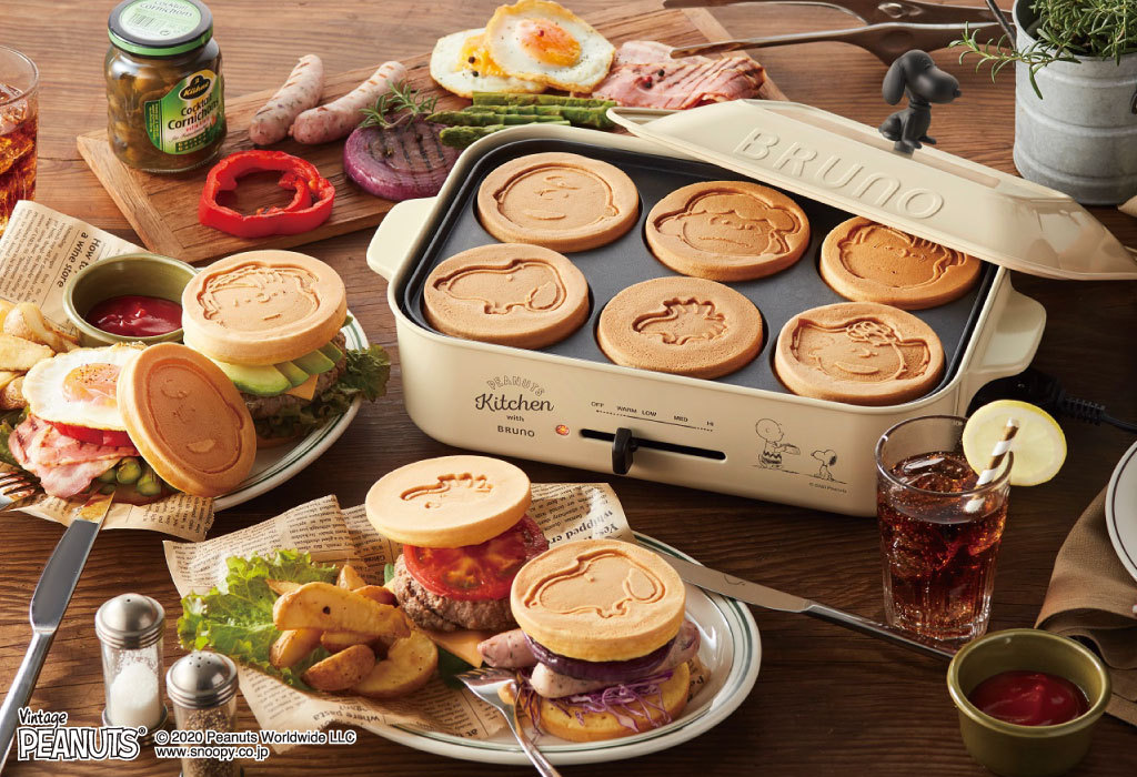 BRUNO（ブルーノ） コンパクトホットプレート PEANUTS ホットプレート