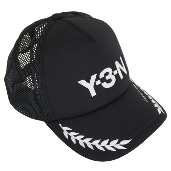 Y-3 ワイスリー NBHD TRUCKER CAP/刺繍ロゴ メッシュ キャップ/JX0050