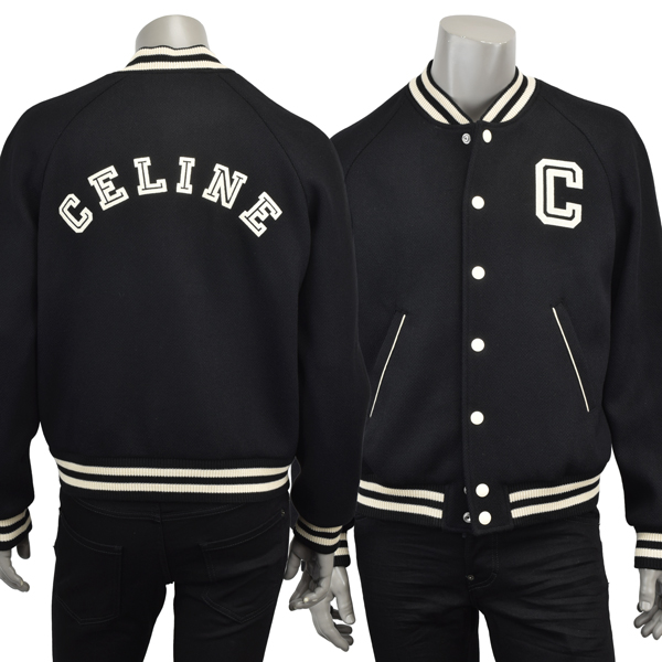 CELINE（セリーヌ） TEDDY COLLEGE BOMBER JACKET/ツートーンテディ