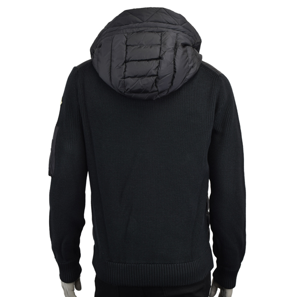 MONCLER（モンクレール） CARDIGAN TRICOT/ナイロン×ニット 切り替え