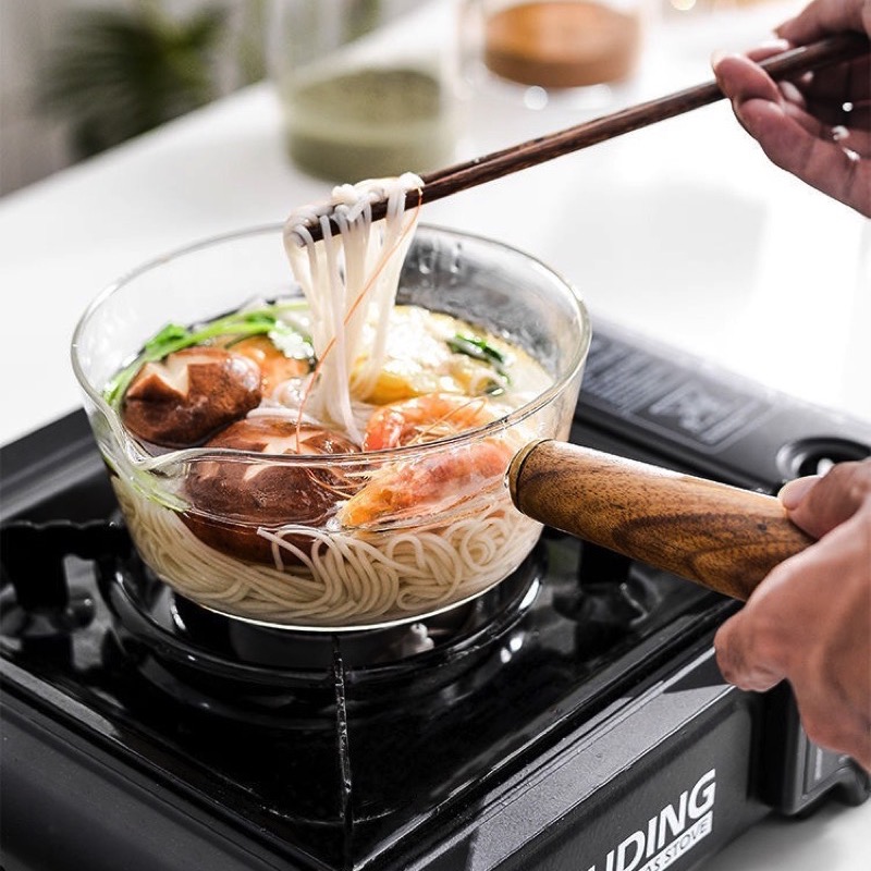 ミルクパン ソースパン スープ鍋 透明鍋 耐熱ポット ボウル 調理ツール