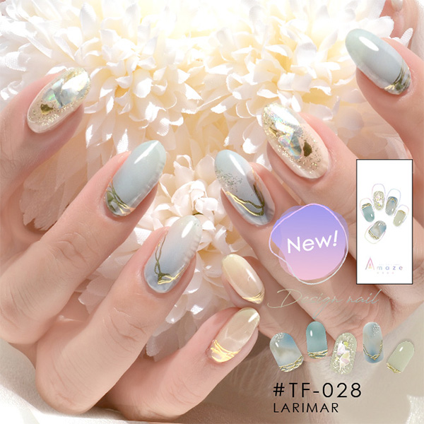 AMAZE 【☆雑誌掲載☆】 ジェルネイルシール 新デザイン AMAZE LILACIL
