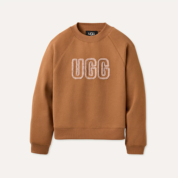UGG（アグ） レディース トレーナー ロゴ クルーネック スウェット UGG