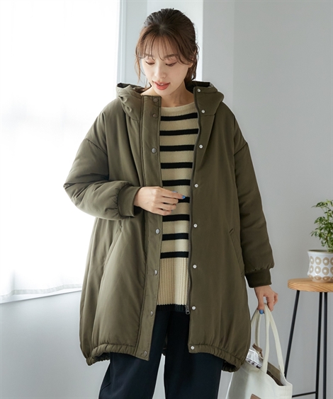 ニッセン（nissen） コート 大きいサイズ レディース ビッグ パーカー