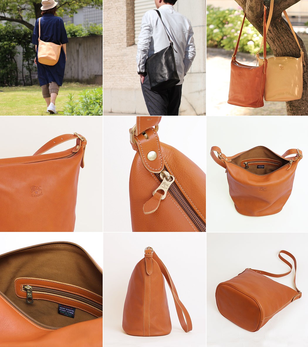 IL BISONTE（イルビゾンテ） バッグ ショルダーバッグ バケツレザー