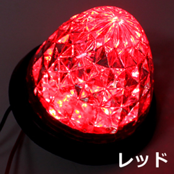 トラック サイドマーカー LED 24V 丸型 10個 セット マーカーランプ 全