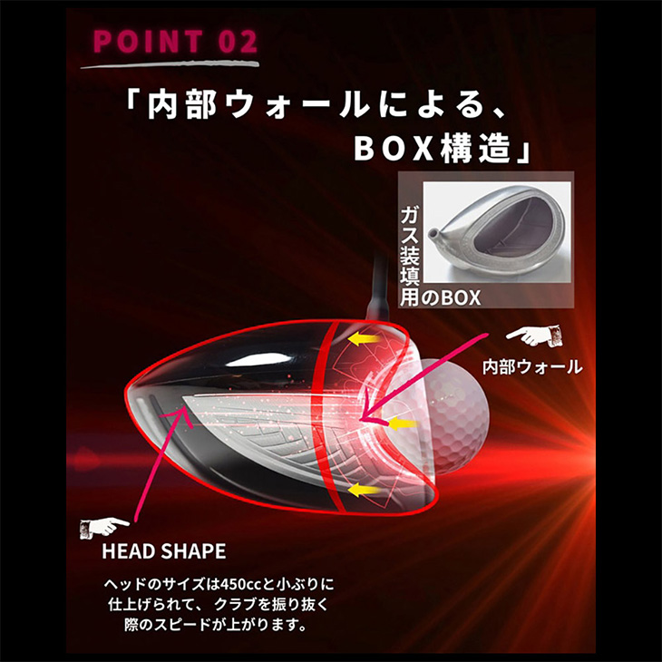 KAMUI（カムイ） TP-XI イレブン NITROGEN(窒素ガス) ドライバー