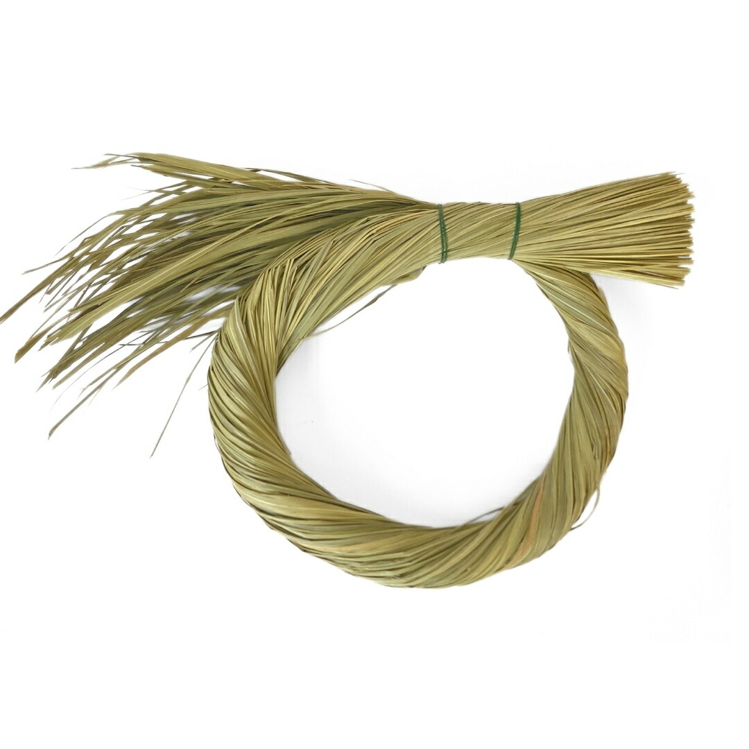 秀〆（HIDESHIME） しめ縄 材料 リース 土台 草 ゆる巻 22cm