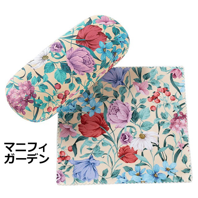 メガネケース ハードケース 猫 薔薇 おしゃれ かわいい レディース