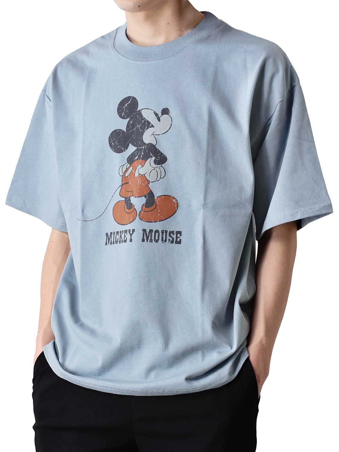 Disney ディズニー ミッキーマウス Tシャツ メンズ ユニセックス 半袖