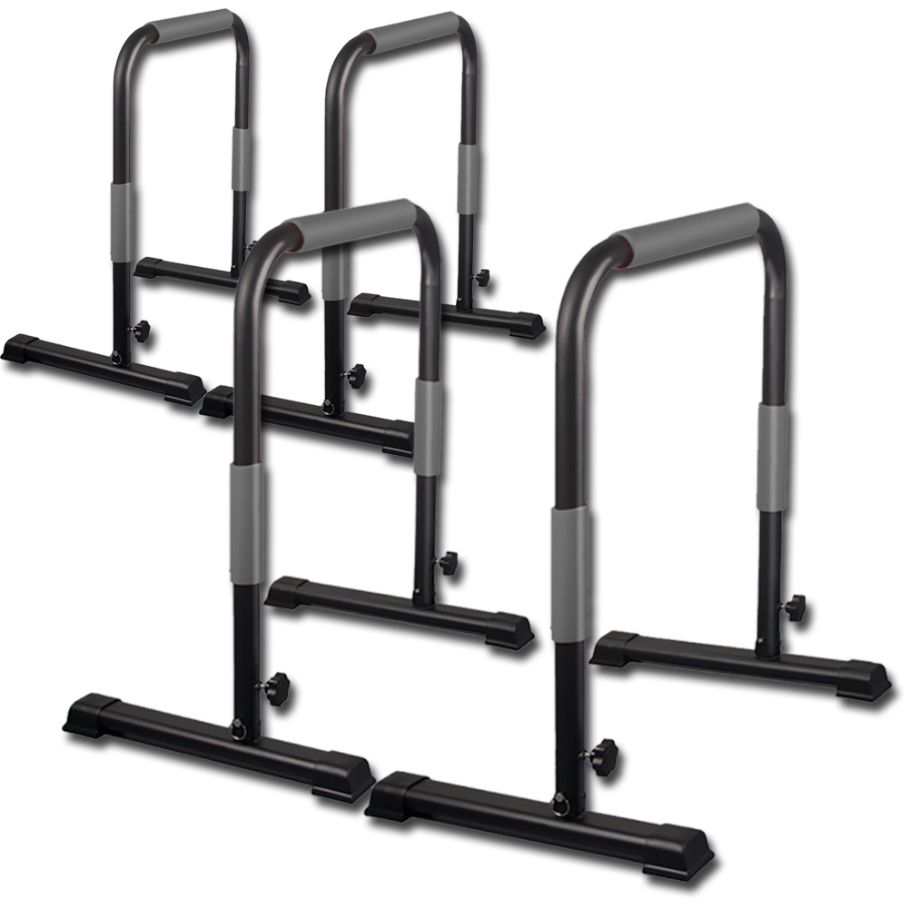 爆買 ディップススタンド 2台セット 3段階 高さ調節可能 懸垂マシン