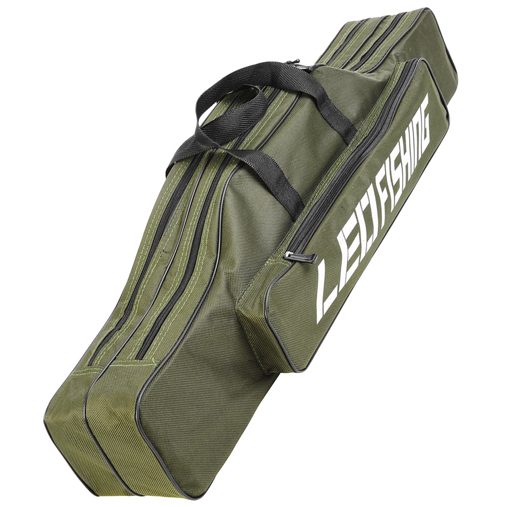 爆買 釣竿ケース フィッシングバッグ ロッドケース 80cm 2カラー
