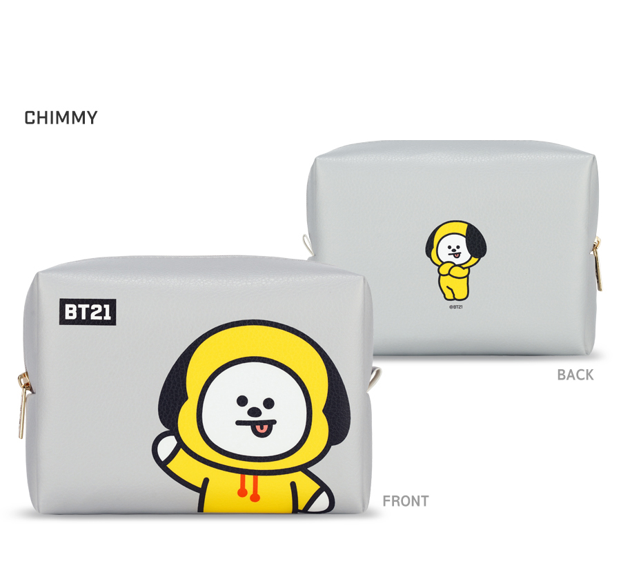 BT21 BT21 PU SQUARE POUCH LARGE【送料無料】 BTS公式 韓国 K-POP