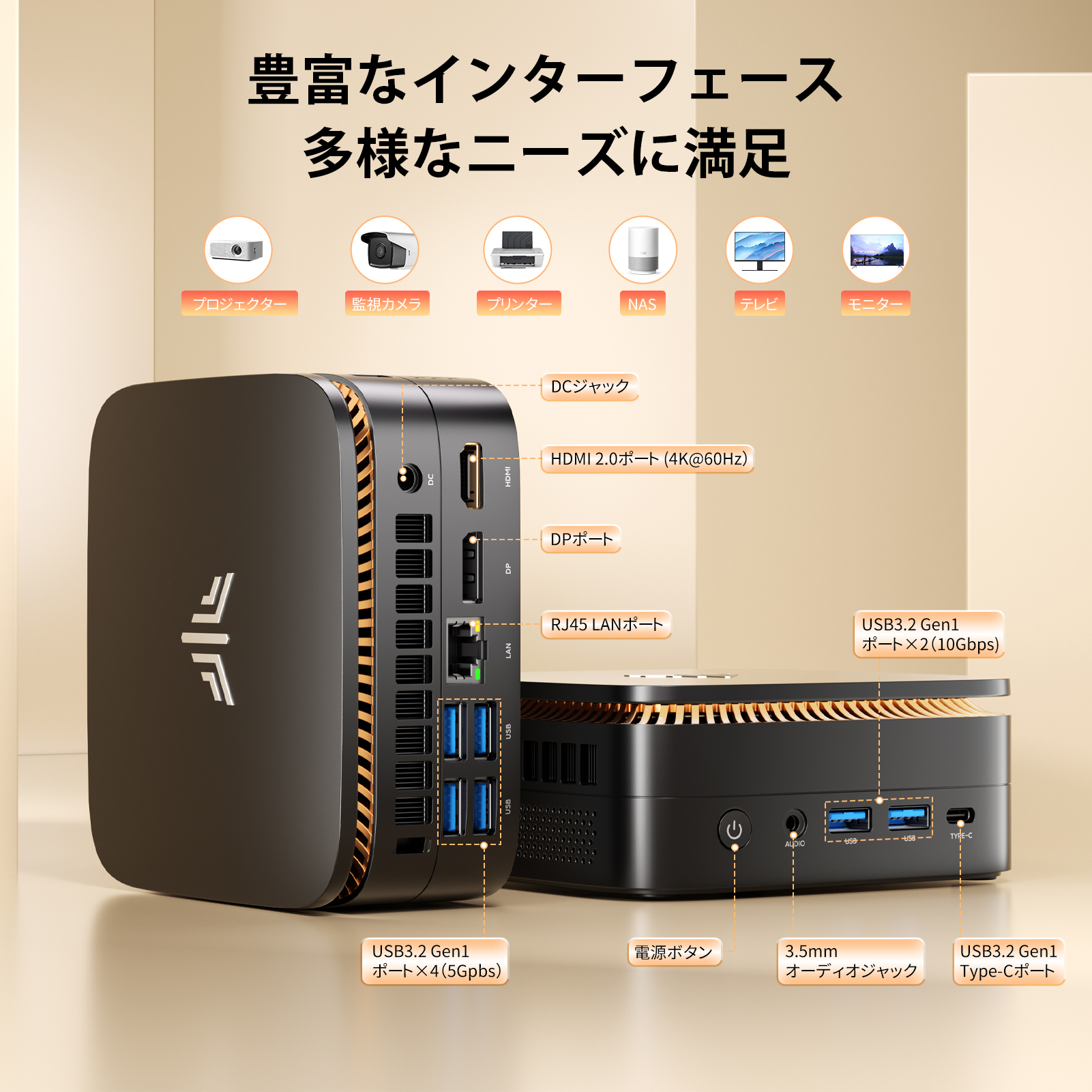 NIPOGI mini pc Ryzen 3300U 動作より安定 4C/4T 最大3.5GHz Win11 Pro