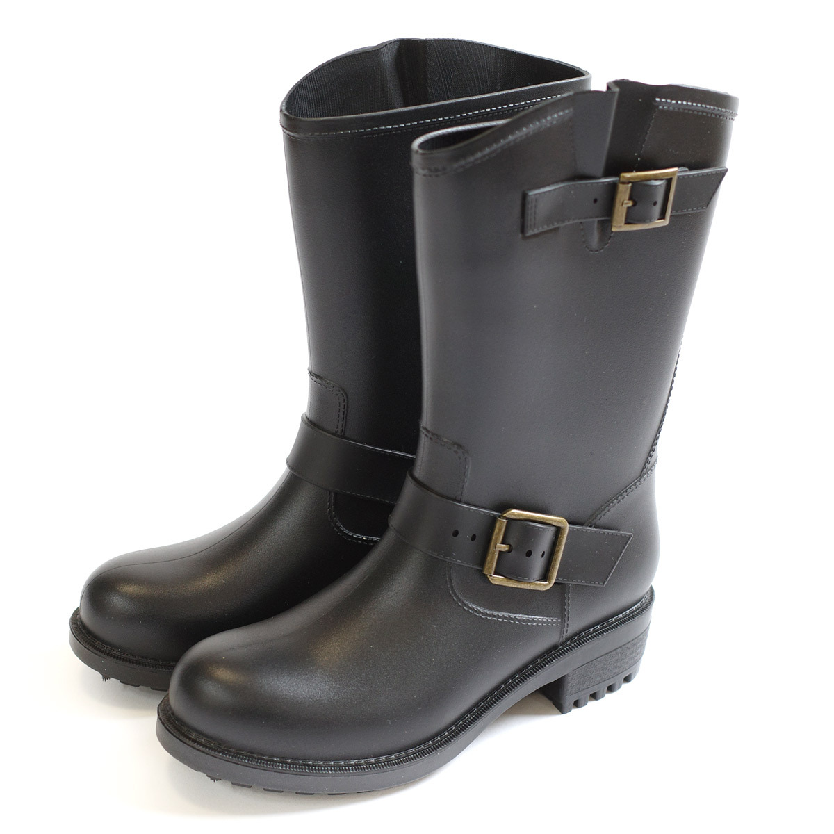 AmiAmi（アミアミ） レインブーツ レディース ショート エンジニア