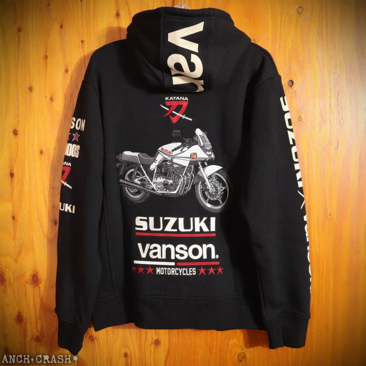 VANSON（バンソン） VANSON SUZUKI KATANA フルZIP パーカー SMV-2505