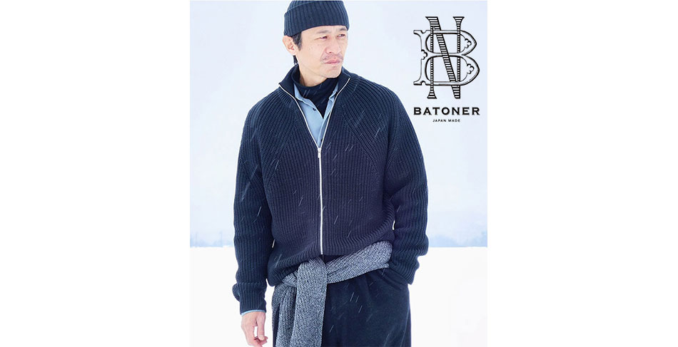 BATONER シグネチャー ドライバーズ ニット SIGNATURE DRIVERS KNIT