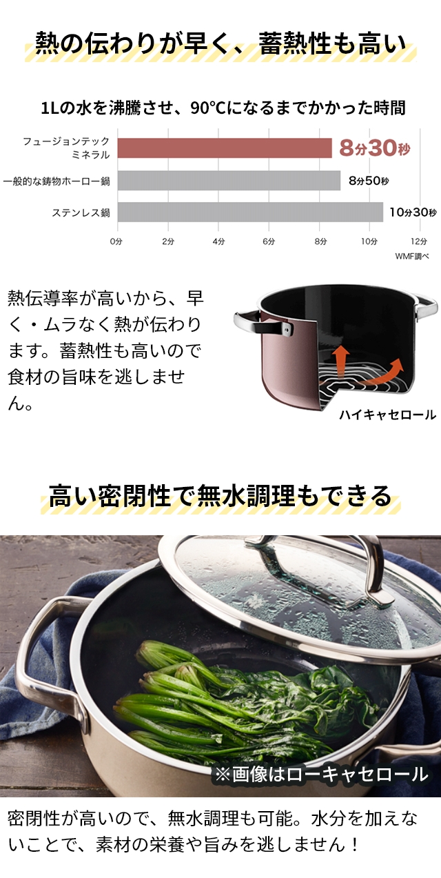 WMF（ヴェーエムエフ） 選べる豪華特典 両手鍋 フュージョンテック