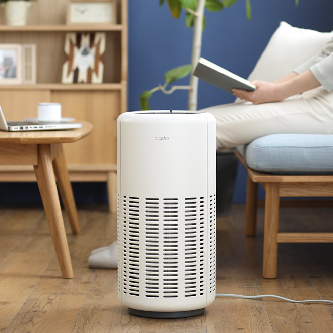 LEAF 空気清浄機 交換用フィルターの特典付き cado カドー LEAF250