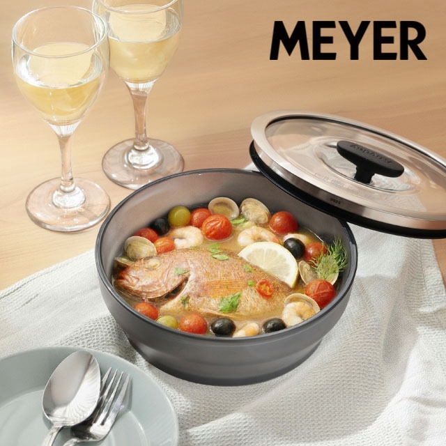 マイヤー 選べる豪華特典 エニディ 浅型ディッシュ 18cm 電子レンジ