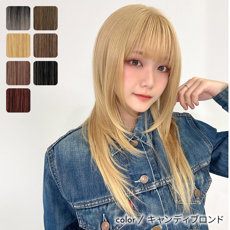 AQUADOLL（アクアドール） ウィッグ ロング ハッシュカット ロング