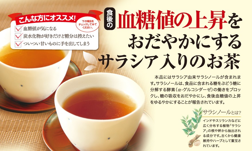お茶の荒畑園 サラシア茶 健康茶 ほうじ茶 お茶 血糖値 機能性表示食品