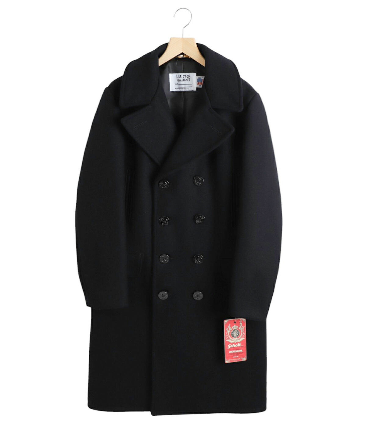 Schott N.Y.C（ショット） Schott / ショット ： 714US LONG PEA COAT