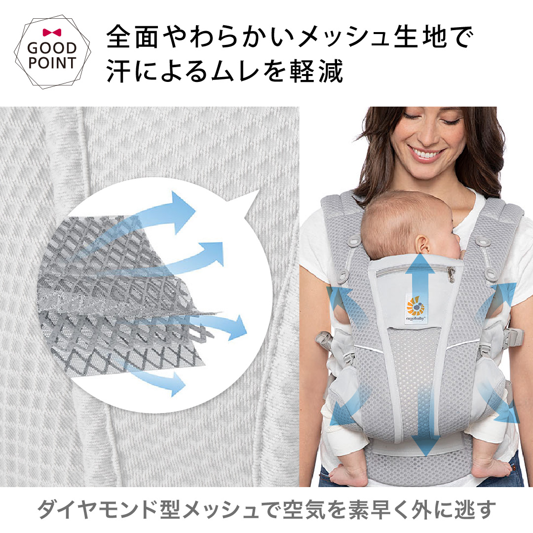 純正付属品付き エルゴベビー オムニ デラックス キャメル｜エルゴ