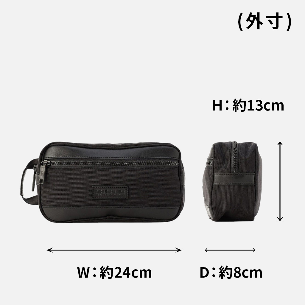 BRIEFING（ブリーフィング） ブラックライン BLK ONE ZIP POUCH ポーチ