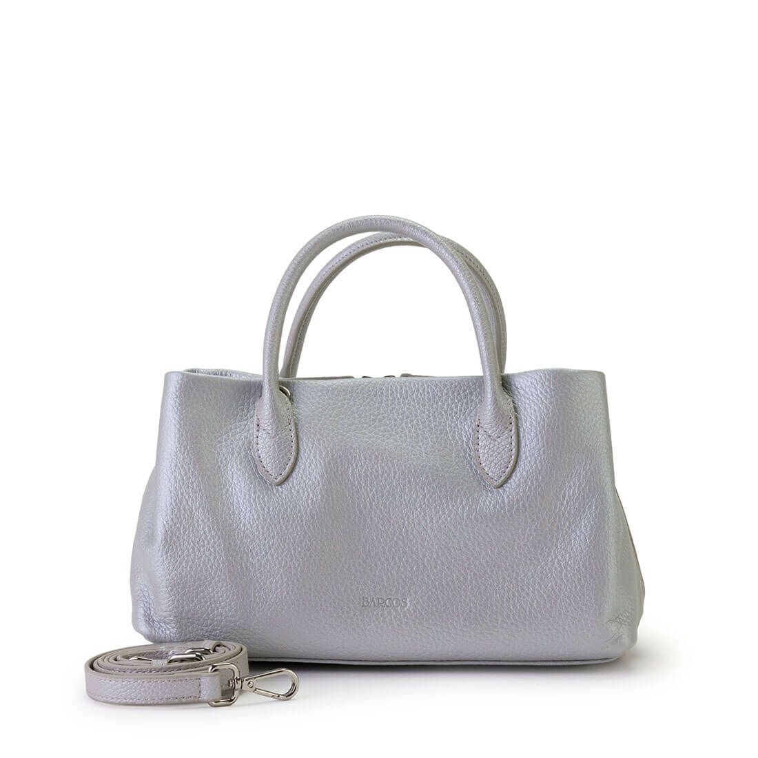 BARCOS（バルコス） シュリンクレザー3層ハンドバッグ＜グラッツェ