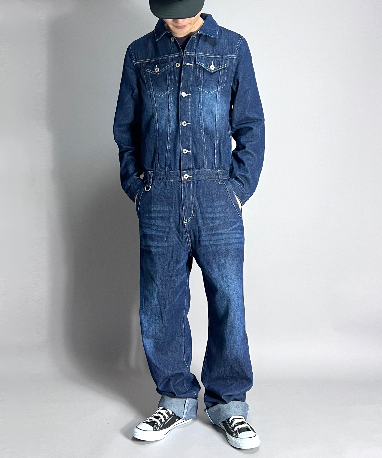 BEATJIVE（ビートジャイブ） つなぎ デニム オールインワン メンズ