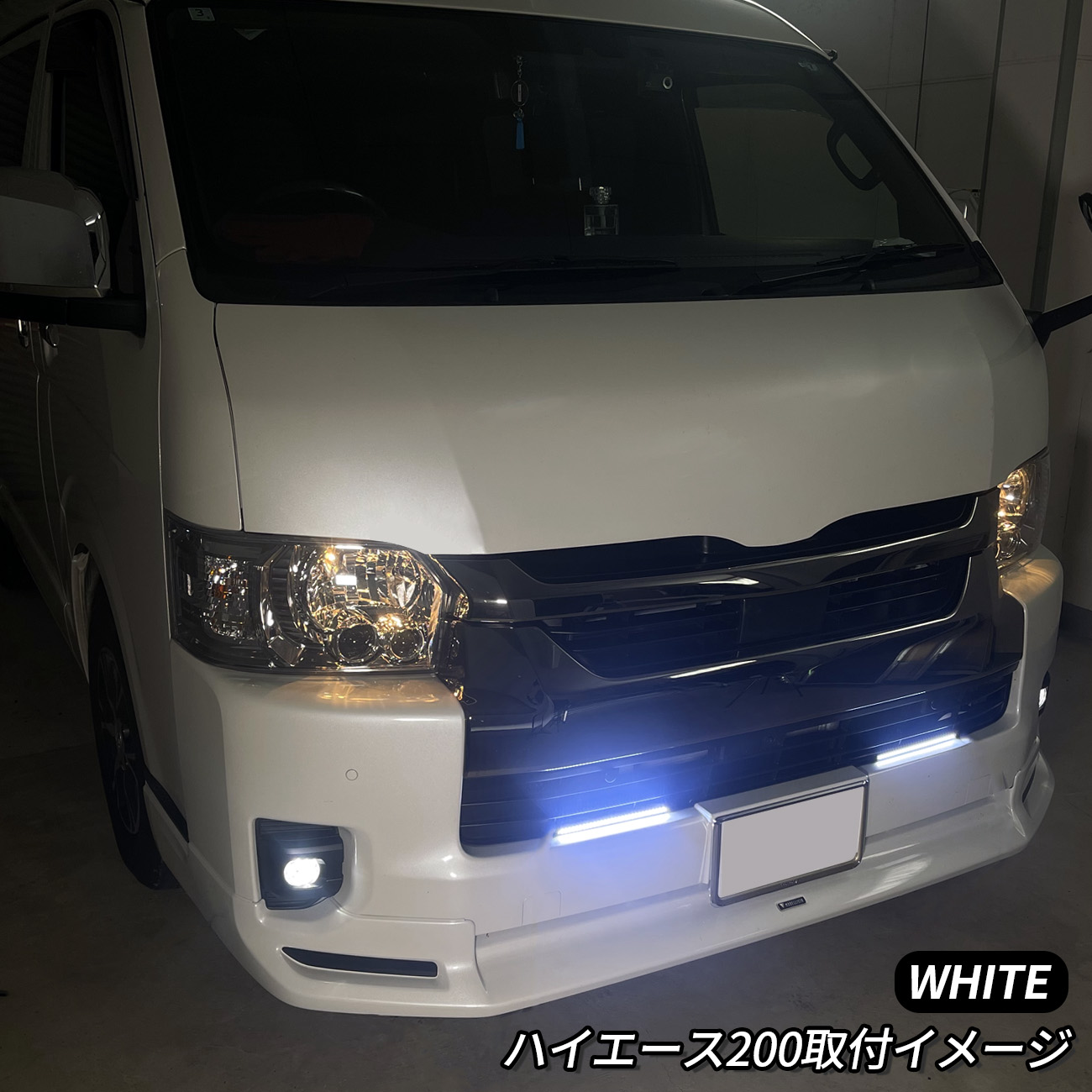 ムーヴキャンバス デイライト LED ブルー ホワイト 車 防水 取り付け