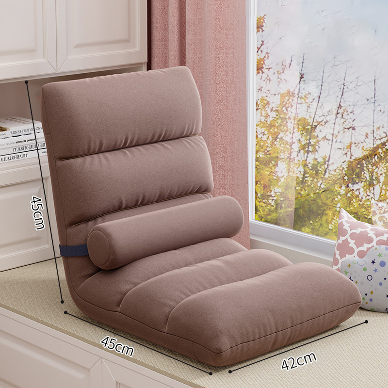 座椅子 腰楽クッション付き 5段ギア 腰痛対策 1人掛け 折りたたみ