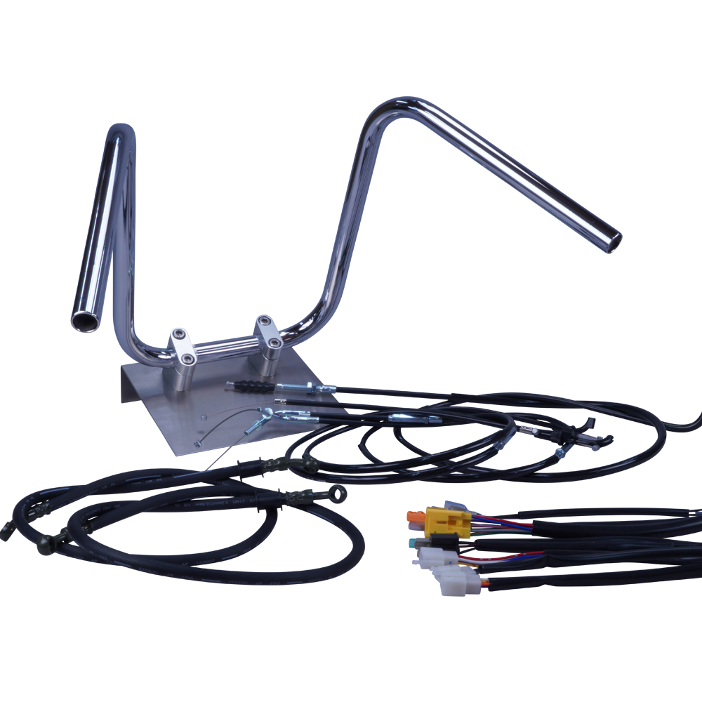 ZRX400/2 アップハンドル しぼりアップハンドル セット 絞りアップハン