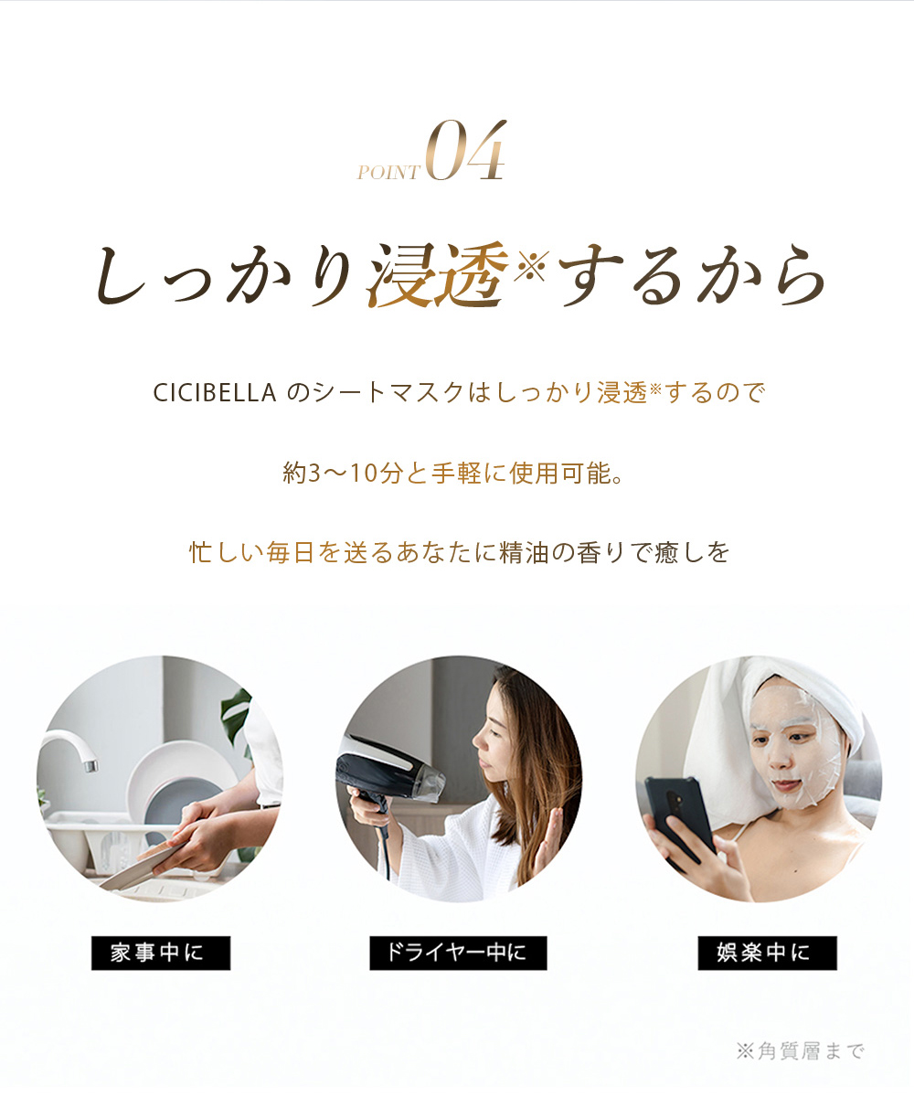 CICIBELLA シートマスク 2026 シートパック 大容量 30枚 スーパー