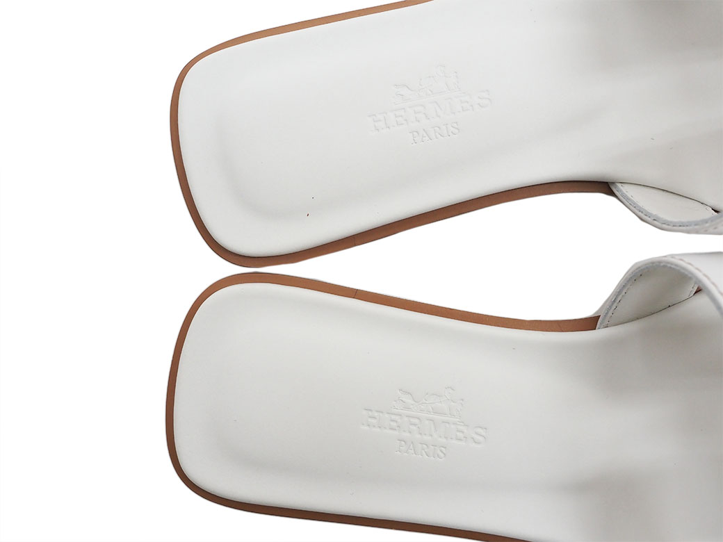 HERMES（エルメス） オラン ホワイト H021056Z レディース レザー