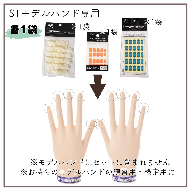 滝川（TAKIGAWA） JNEC認定ハンド用 ネイルチップ＆ルース